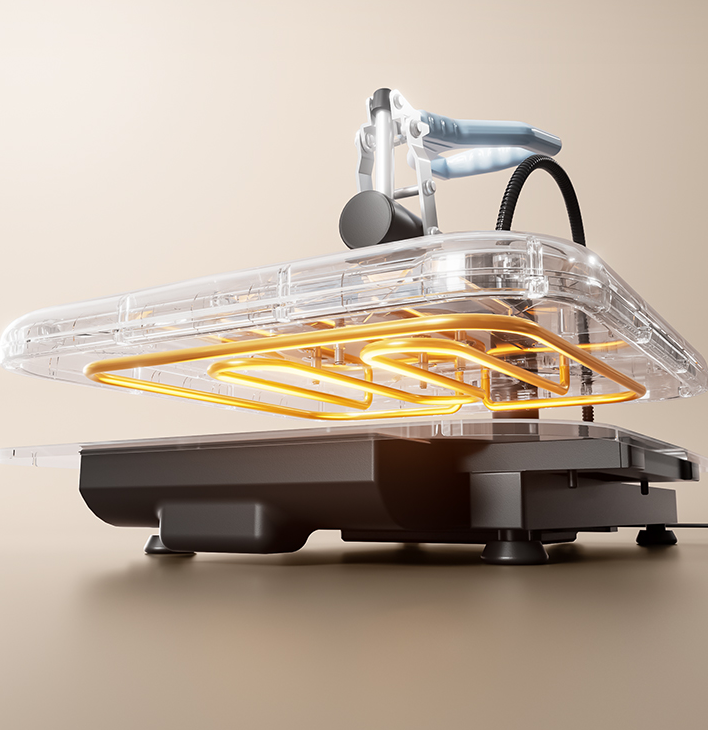 LOKLIK MS1 Smart Swing-Away Heat Press - Professional Manual Press with Remote Control