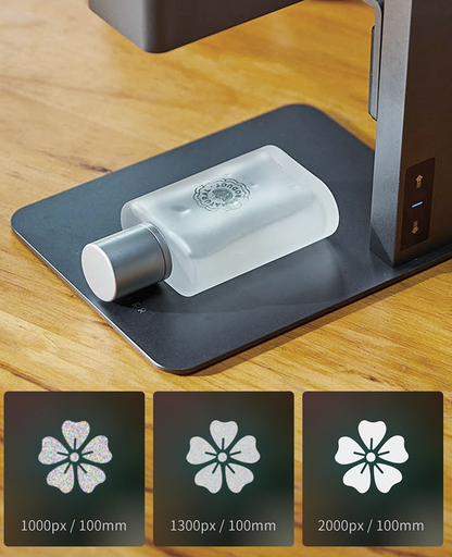 Grabador y cortador láser LaserPecker Pro de 5 W con soporte de enfoque automático