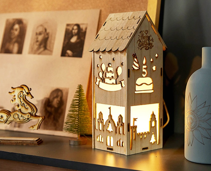 Grabador y cortador láser LaserPecker Pro de 5 W con soporte de enfoque automático