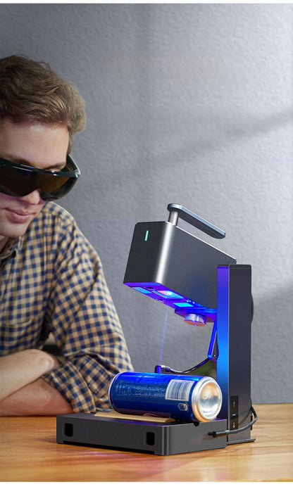 Grabador y cortador láser LaserPecker Pro de 5 W con soporte de enfoque automático