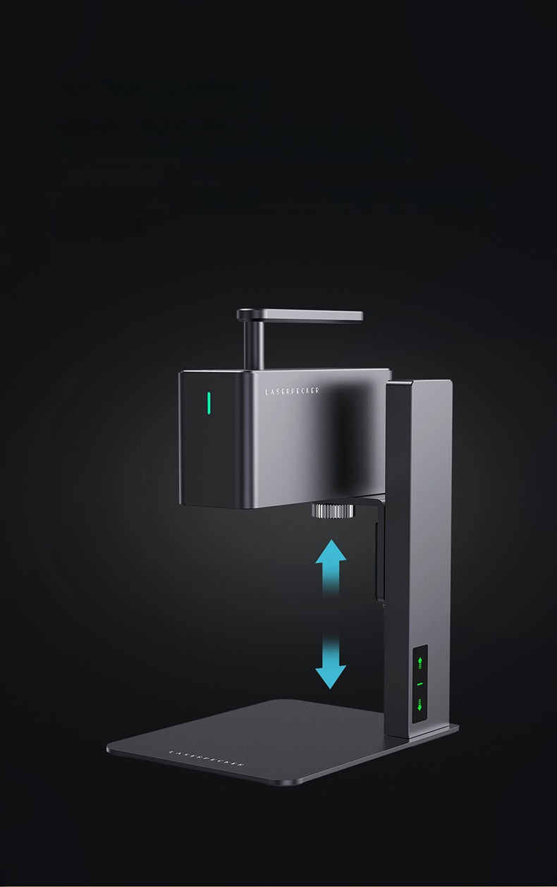 Grabador y cortador láser LaserPecker Pro de 5 W con soporte de enfoque automático